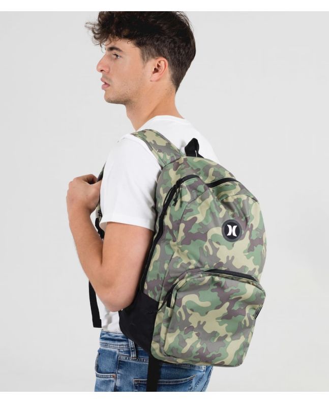 Mochila Hurley Bloke Printed Verde 34L para hombre