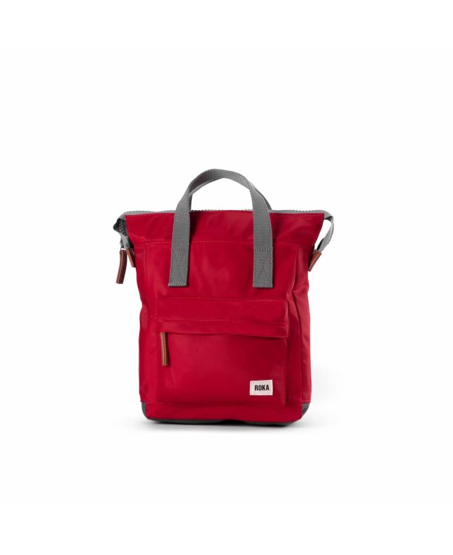 Mochila Pequeña Roka Bantry B Sustainable Nylon rojo arándano