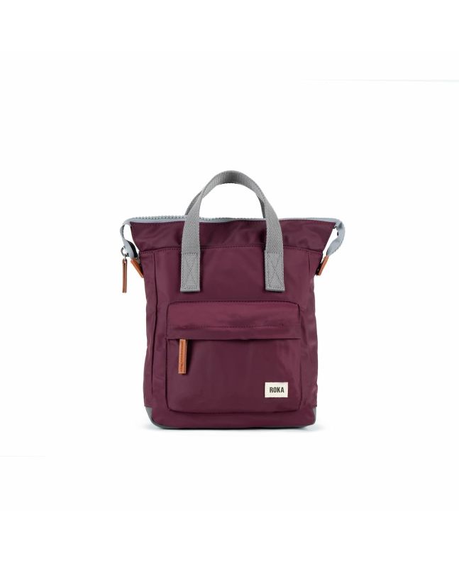Mochila Pequeña impermeable Roka Bantry B Sustainable Nylon Plum