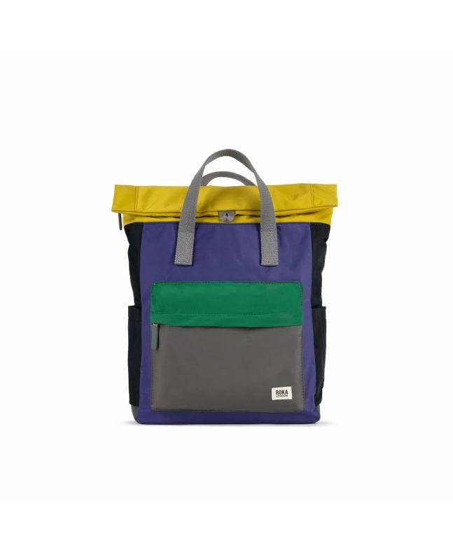 Mochila Mediana Roka Creative Waste Colour Block Canfield B Sustainable Nylon Edition 3