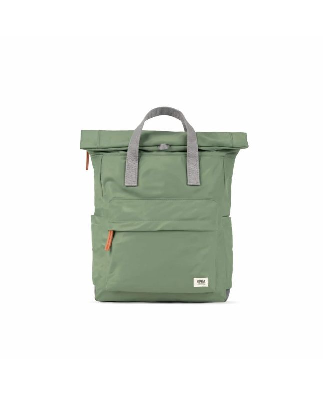 Mochila Mediana impermeable Roka Canfield B Sustainable Nylon verde granito
