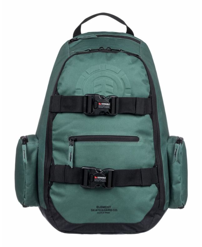 Mochila grande para skate Element Mohave 2.0 Verde Oscuro 30 Litros 