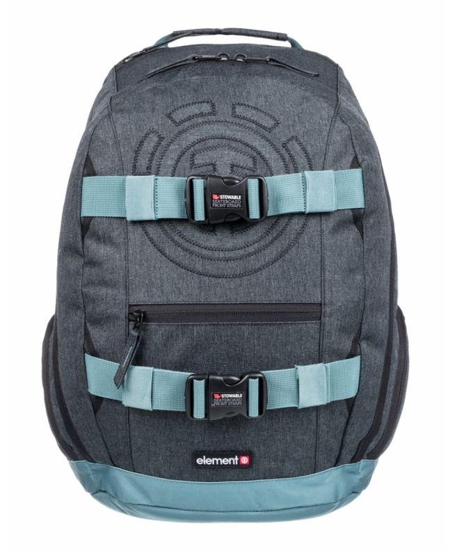 Mochila de Skate Element Mohave 30L Black Heather negro grisáceo para hombre