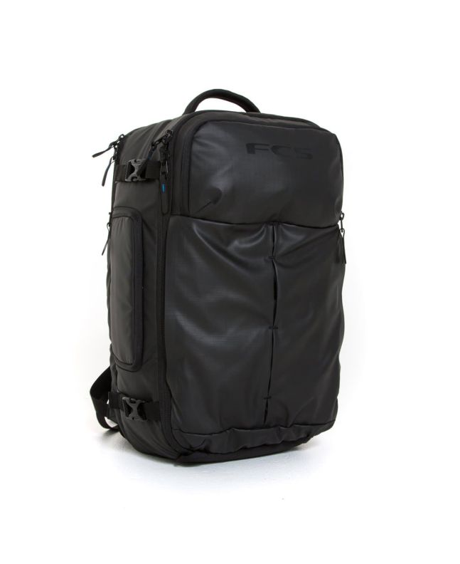Mochila de Surf FCS Mission Travel Bag en color negro 40L