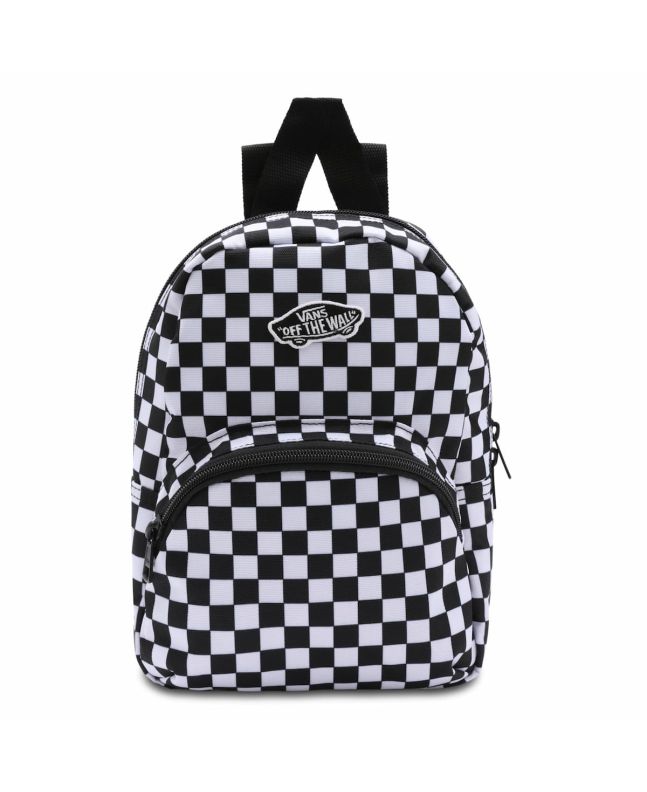 Mochila pequeña Vans Got This Mini Negra y Blanca Checkerboard para mujer