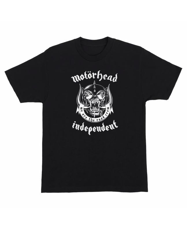 Camiseta Independent x Motörhead Warpig negra – gráfico Warpig delantero