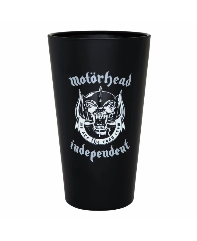 Vaso Independent x Motörhead Warpig negro 16oz