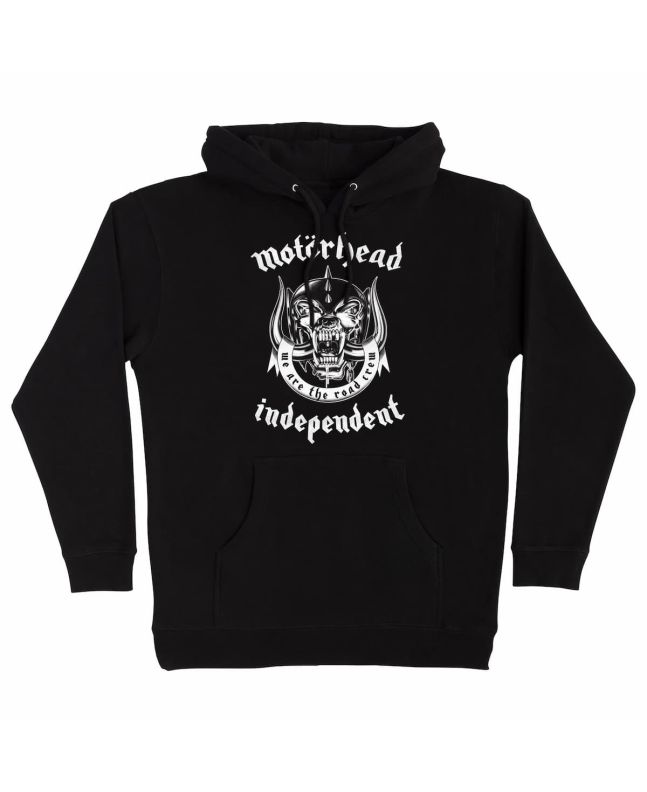 Sudadera con capucha Independent x Motorhead Warpig Sweatshirt Negra para hombre
