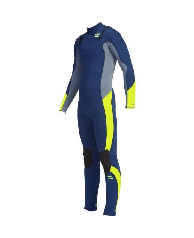 Traje de neopreno con cremallera en el pecho Billabong Absolute 5/4mm GBS Azul marino para hombre