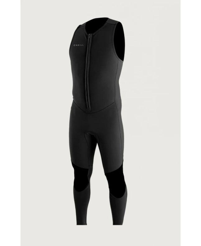 Traje de surf integral sin mangas con cremallera frontal O'Neill Reactor 2 1.5mm negro para hombre