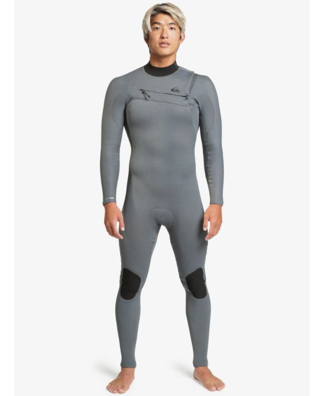 Traje de Surf de Neopreno con Cremallera en el Pecho Quiksilver 4/3mm Highline Quiet Shade para Hombre