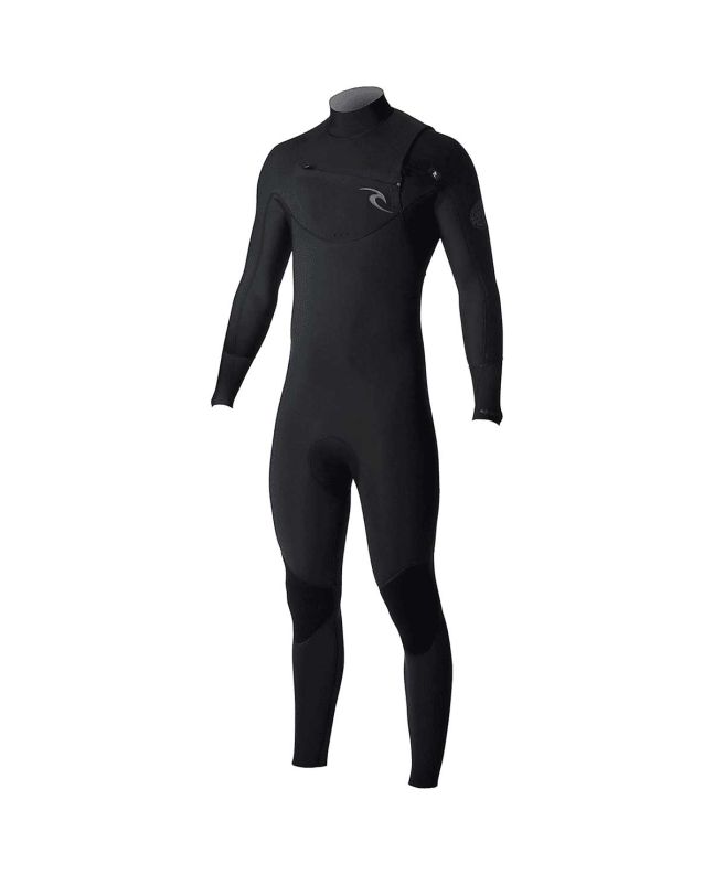 Traje de surf con cremallera en el pecho Rip Curl Dawn Patrol 5/3 negro para hombre 