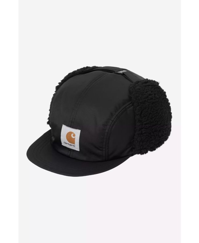 Gorra con orejeras Carhartt WIP Oltera Guard Cap Negra Unisex