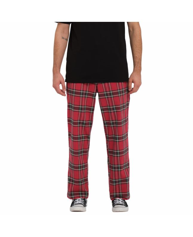 Hombre con Pantalón chino Volcom V ENT Noa Deane Plaid rojo a cuadros