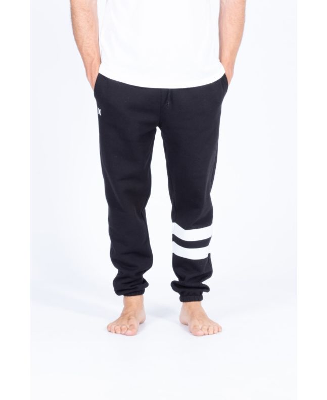 Hombre con pantalón de chándal Hurley Oceancare Block Party negro