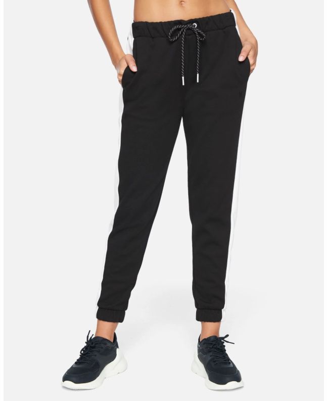 Pantalón Jogger Hurley Therma Fleece negro para mujer 