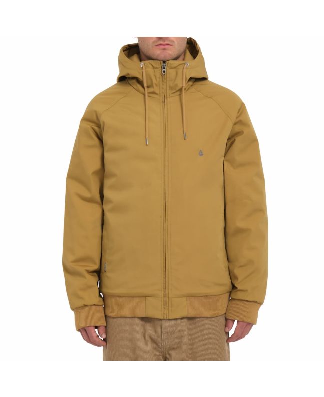 Hombre con parka con capucha Volcom Hernan 5K Jacket Tobacco
