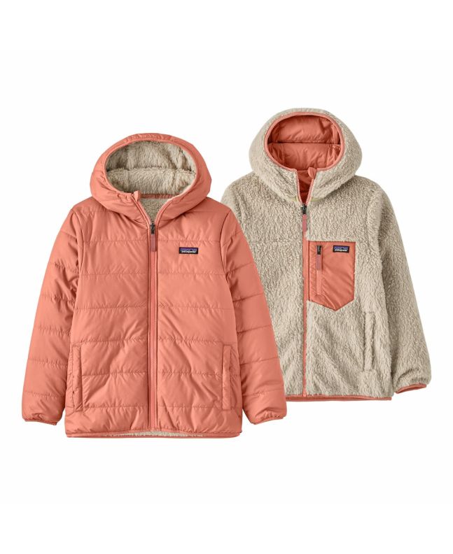 Cazadora reversible con capucha Patagonia Kids Ready Freddy Hoody Moment Pink para niño/a 6-16 años