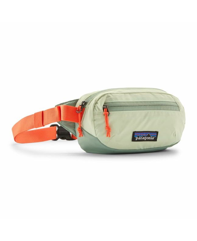 Riñonera plegable impermeable Patagonia Terravia Mini Hip Pack 1L color verde líquen