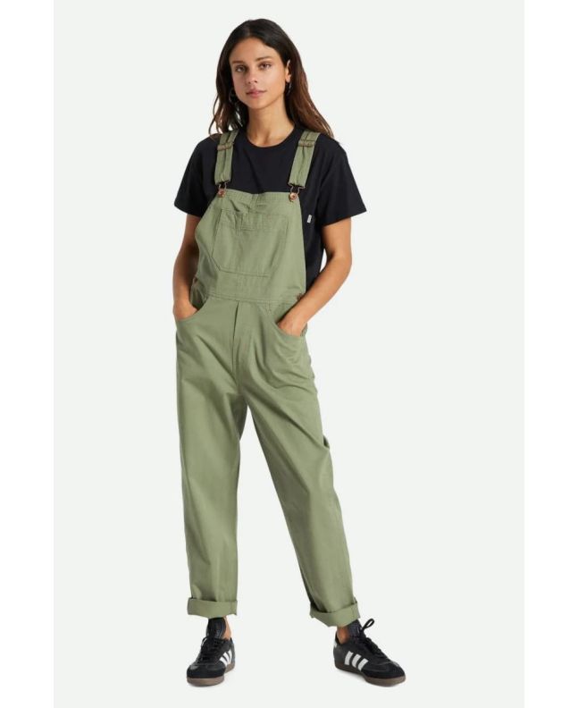 Mujer con Peto Brixton Costa Overall Verde Oliva 