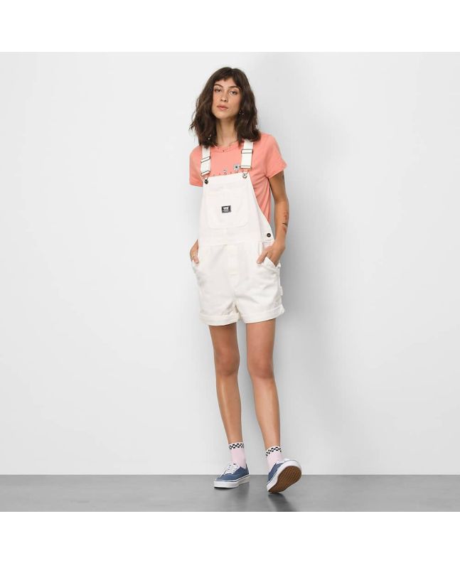 Mujer con Peto corto Vans Ground Work Blanco