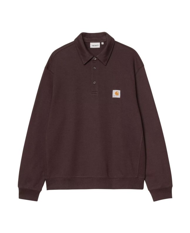 Sudadera Carhartt WIP Polo Sweatshirt Palisander para hombre