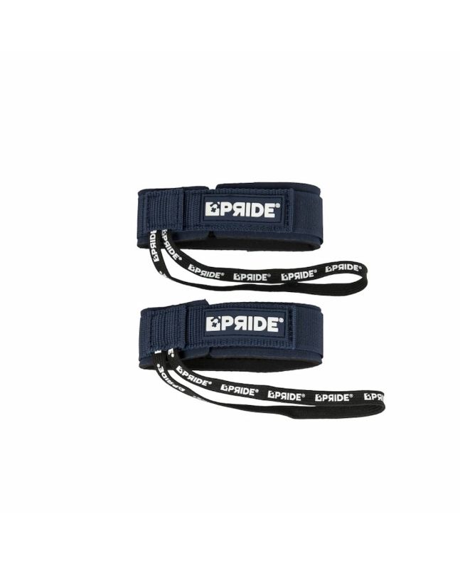 Un par de Sujeta Aletas Pride Velcro Fin Tethers azul medianoche