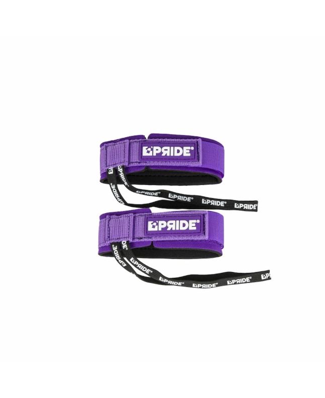 Un par de Sujeta aletas Pride Velcro Fin Tethers Púrpura
