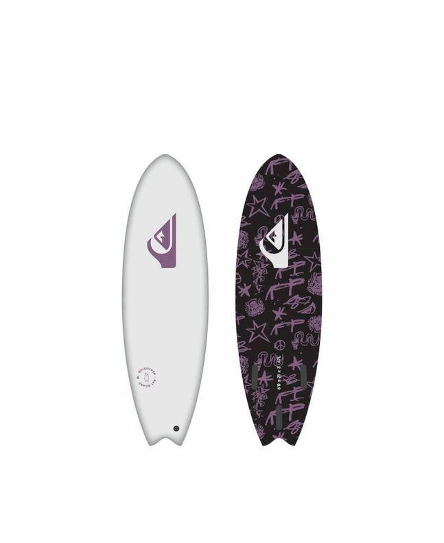 Tabla de Surf Softboard Quiksilver Soft Bat 6'0" x 21 x 3 47L White