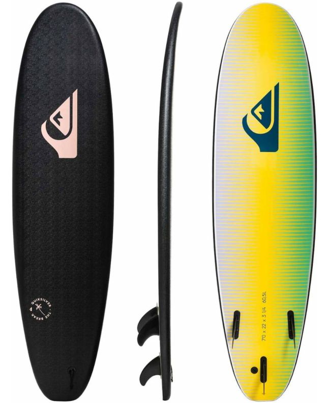 Tabla de Surf Softboard Quiksilver Soft Break 7’0” x 22 x 3 1/4 60,5L Black