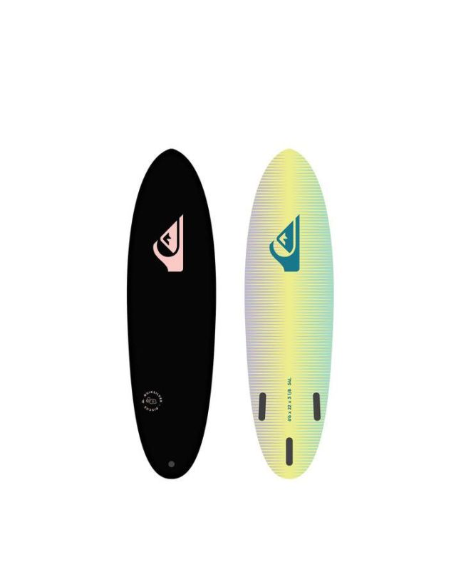 Tabla de Surf Softboard Quiksilver Soft Discus 6'6" x 22 x 3 1/8 54L negra