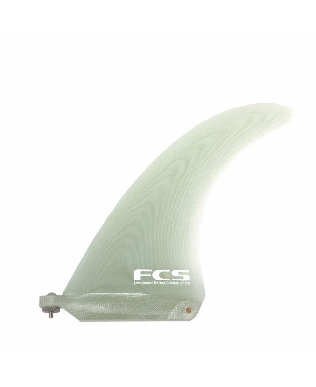 Quilla para Longboard con tornillo y placa FCS Connect Screw & Plate Performance Glass 8" Clear 