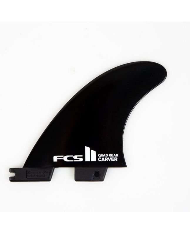 Quillas para tabla de Surf FCS II Carver Black Quad Rear Fins Talla S 