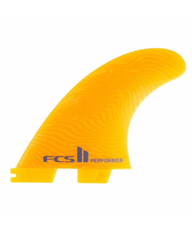 Quillas para tabla de surf FCS II Performer Neo Glass Tri Fins Mango Medium