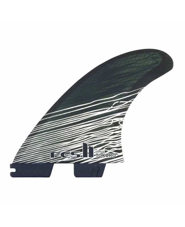 Quillas para tabla de surf Wade Tokoro Performance Core Tri Fins Negras Large
