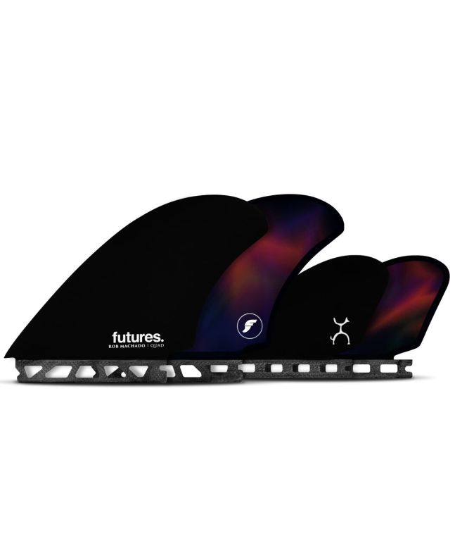Quillas para tabla de surf Futures Rob Machado X-Large Quad Fins Seaside Series