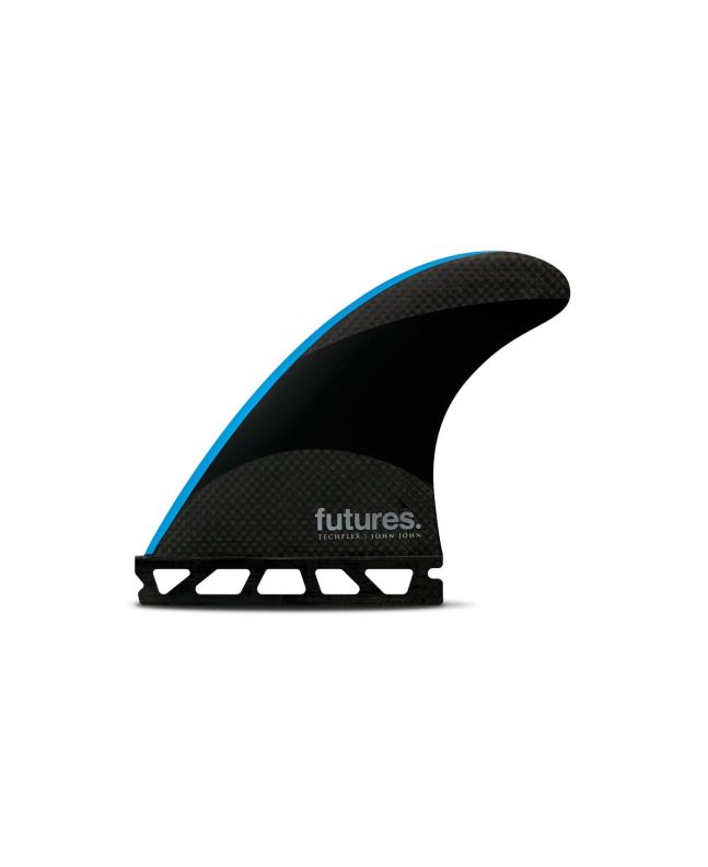 Quillas para tabla de surf Futures John John Florence Signature Range Techflex en color Neon Blue Talla Talla S