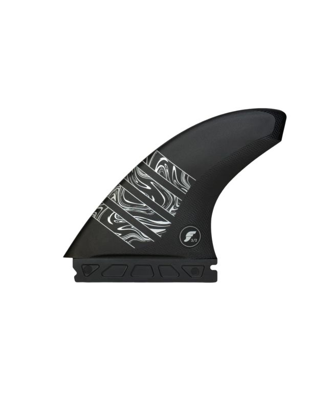 Quillas para tabla de Surf Futures Vector 3/2 Alpha Series Carbon-Silver Thruster Large