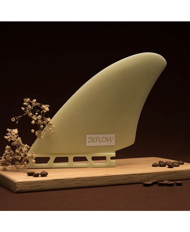 Quillas para tabla de Surf Deflow Mid Twin Futures Crema