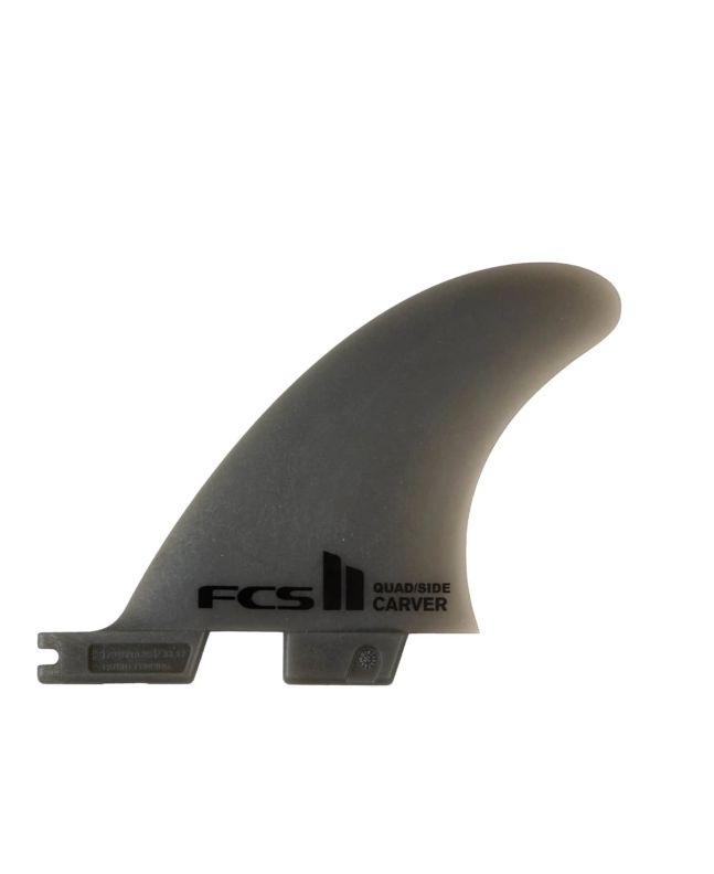 Quillas para tabla de surf FCS II Carver Neo Glass Side Byte Fins Smoke Talla S