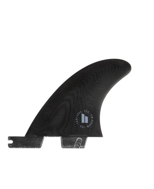 Quillas para tabla de surf FCS II Carver Performance Glass Side Byte Fins negras Talla S