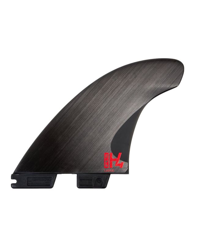 Quillas para tabla de surf FCS II H4 Smoke Tri Fins Talla L