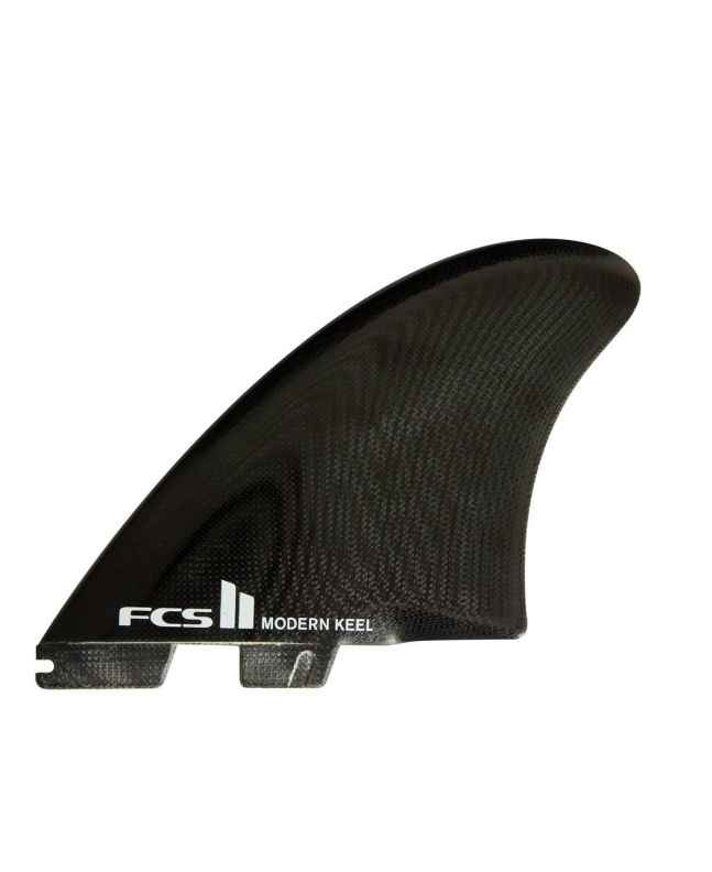 Quillas para tabla de surf FCS II Modern Keel Performance Glass Twin Fins negras talla XL
