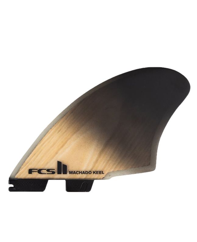 Quillas para tabla de surf FCS II Rob Machado Keel Performance Core Twin Retail Fins Talla XL color Bamboo