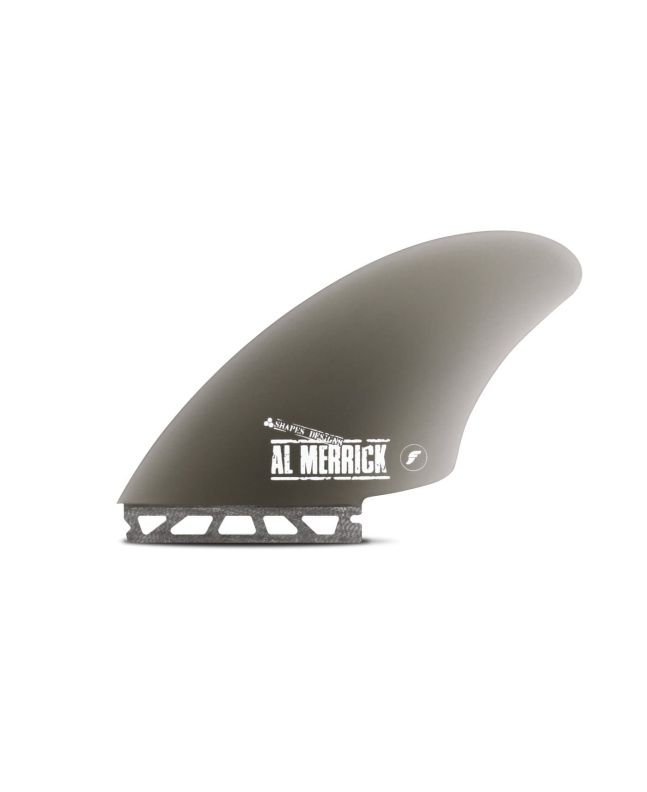 Quillas para tabla de surf Futures Al Merrick Fiber Glass Keels Smoke Large