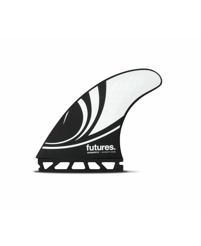 Quillas para tabla de Surf Futures Sharp Eye Honeycomb Negro-Blanco Truster Large
