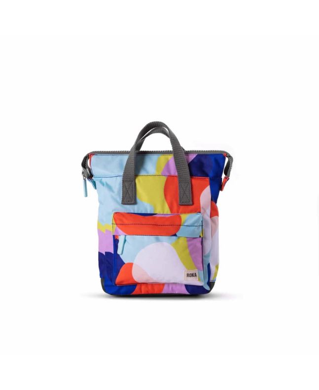 Mochila pequeña impermeable Roka Bantry B Sustainable Lava Multicolor