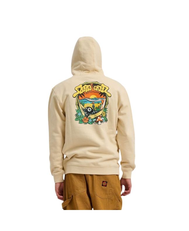 Hombre con Sudadera de capucha Santa Cruz Winkowski 8Baller Trip Blond Wood