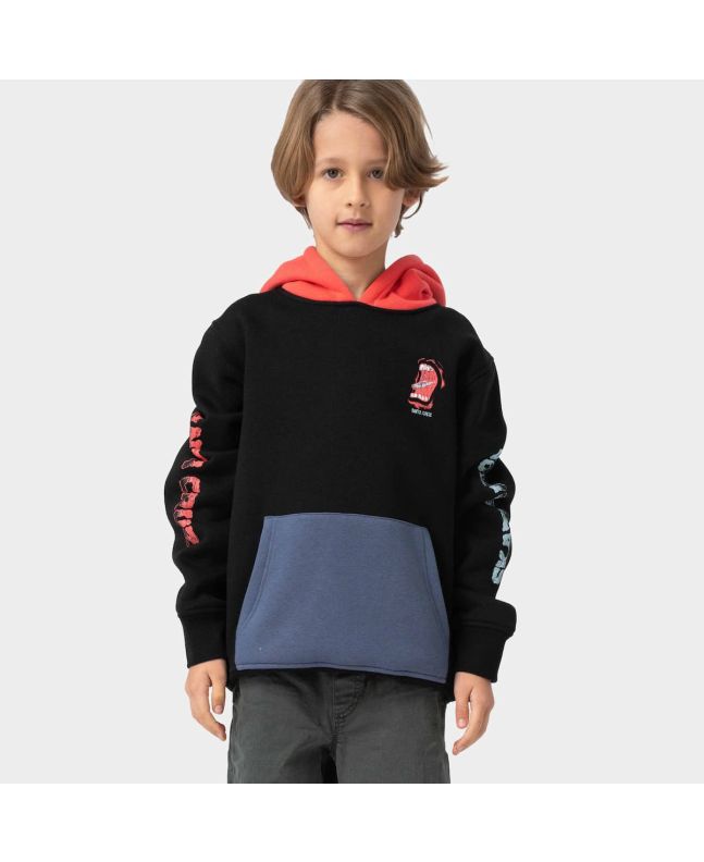 Niño con Sudadera de capucha Santa Cruz Youth VTG Screaming Connect negra