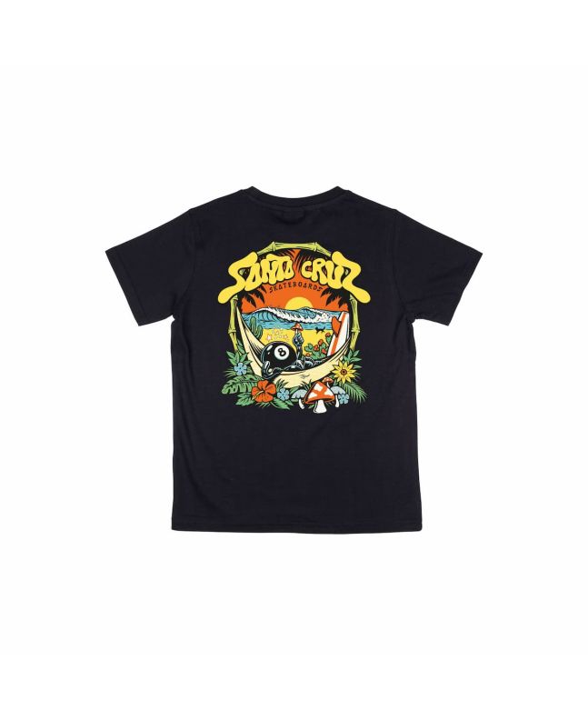 Santa Cruz Camiseta Youth Winkowski 8Baller Trip negra para niño/a 6-14 años